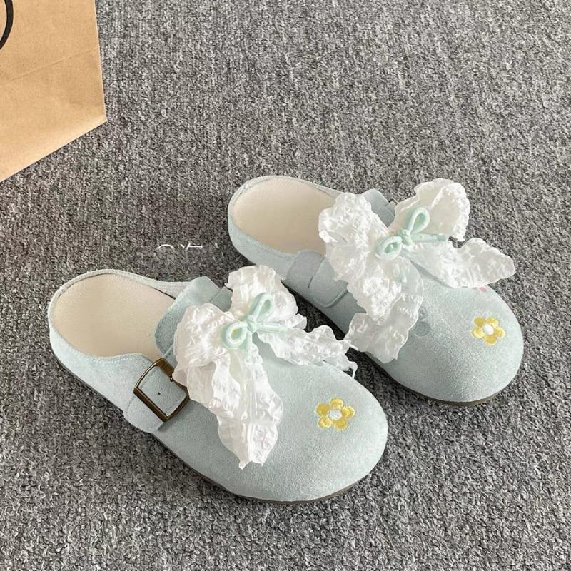 Retro Style Versatile Casual Women's New Summer One-pedal Lazy Bag Head Half Slippers Women's Shoes