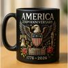 250th Anniversary of The United States Mug (1776 Founding) - Wine & Whiskey Glass Suitable for 4th of July Gifts, Drinkware