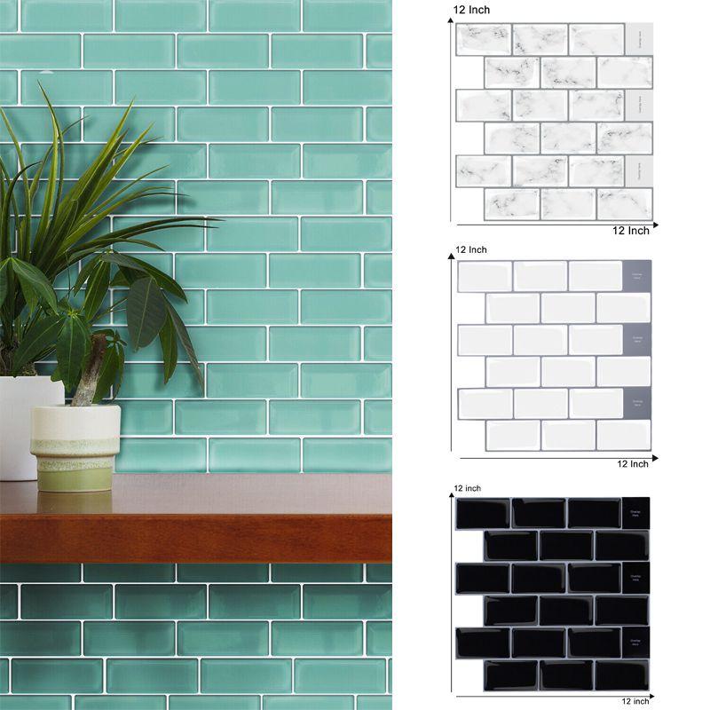 Vibrant 3d Self Adhesive Sticker Kitchen Tile Backsplash For Bathroom Wall Art