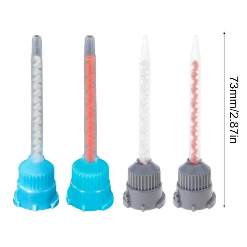 Pack of 10 Static Mixing Nozzles Epoxy Mixing Nozzles Tube for Seamless AB Glues Application In Various Adhesive Tasks