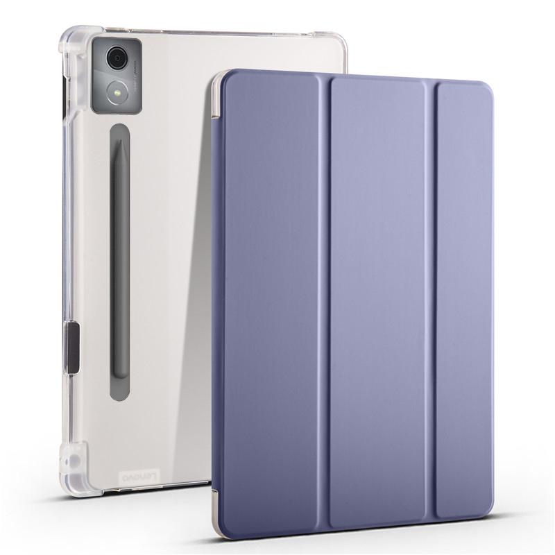 For Xiaoxin Pad Pro 12.7 Case With Pen Holder Trifold Soft Back Stand Tablet For Xiaoxin Pad Pro 12 7 Cover
