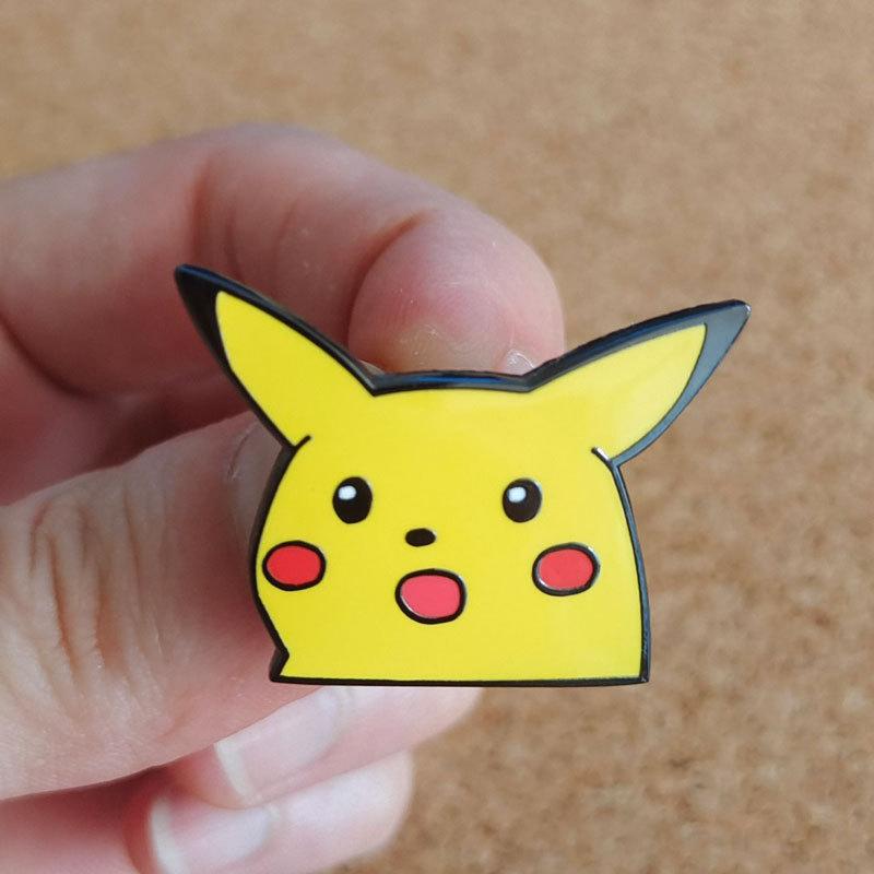 Pikachu Enamel Pins Brooches for Women Cartoon Badge On Backpack Hat Decoration Accessories Anime Jewelry Fans Gift