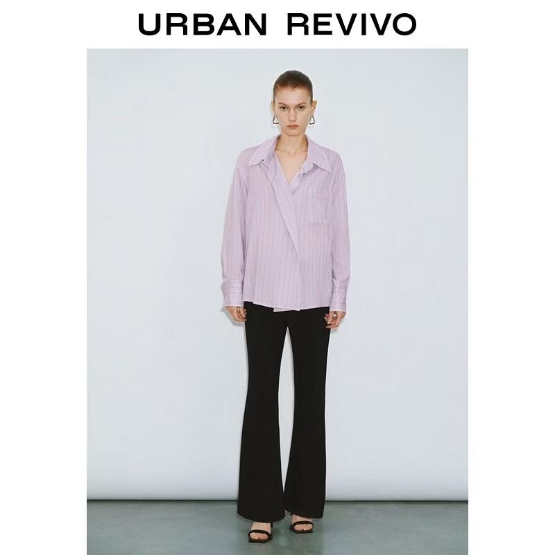 UR Women s Striped Patch Pocket Shirt S