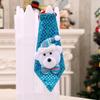 Tie Christmas Bow Light Up Santa Claus Holiday Sequin Ties Xmas Party Decor Gift