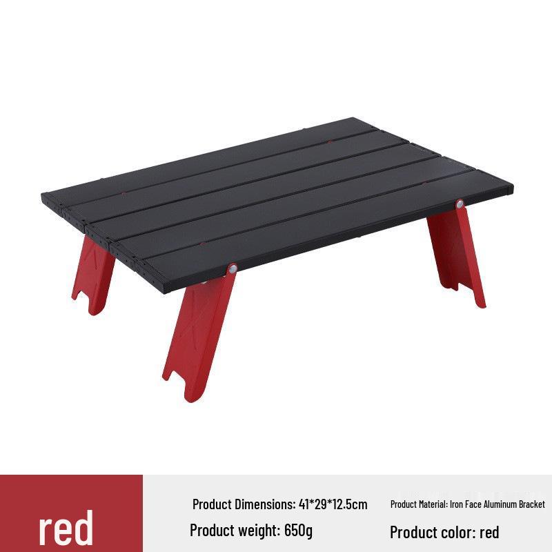 Ultra-Light Portable Aluminum Folding Table - Compact for Camping, Coffee, or Tea