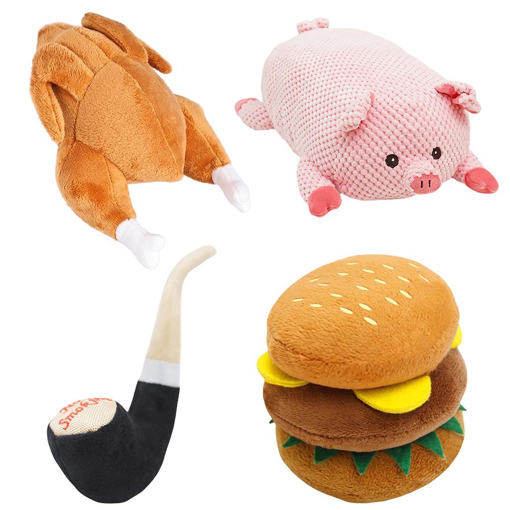 Hundespielzeug zum Kauen Thanksgiving Truthahn Hundespielzeug Quietschendes Hundespielzeug Plüsch-Hundespielzeug Haustierspielzeug Thanksgiving-Geschenke für kleine und mittelgroße Hunde