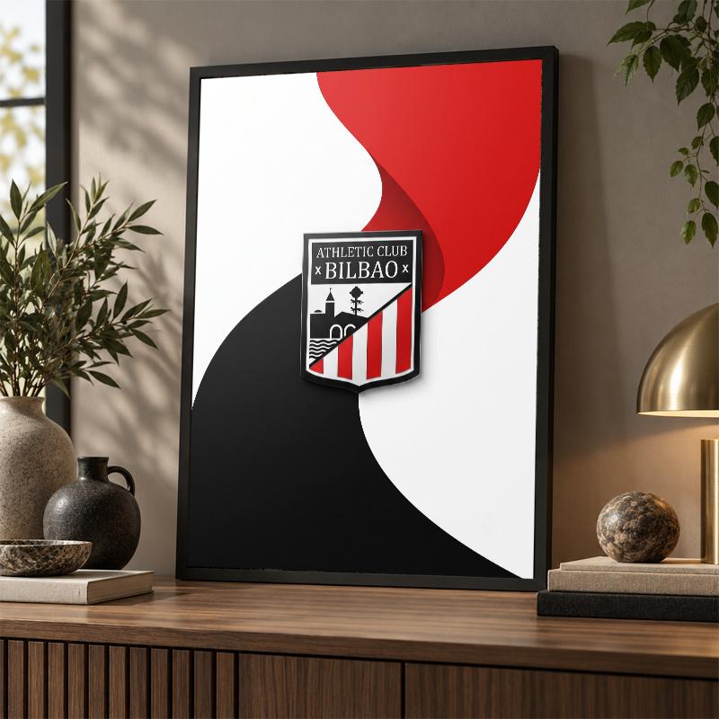 Athletic Bilbao Football Diamond Painting Kit 5D Full Drill DIY Diamond Mosaic Wall Art Home Decor