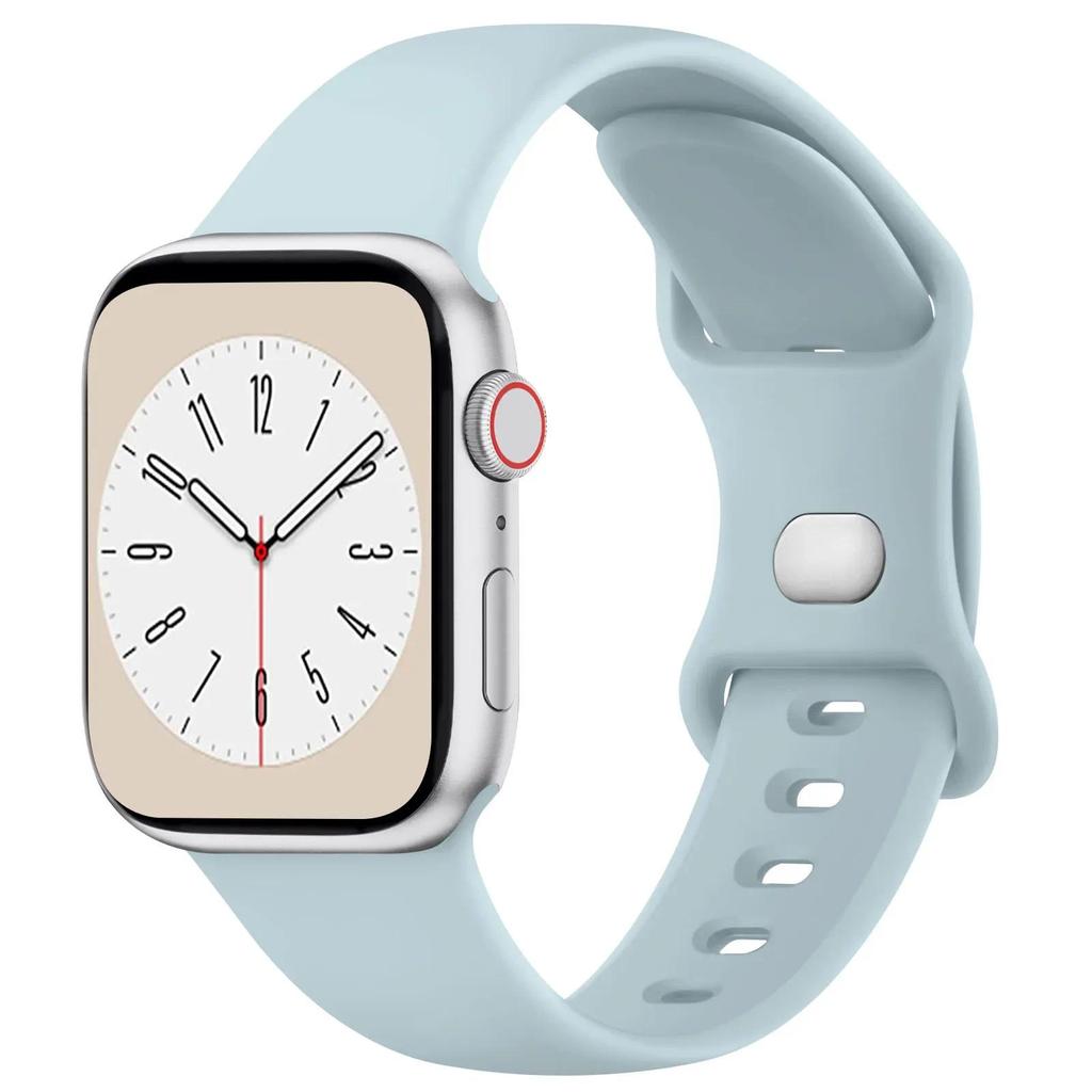 Soft Silicone Band for Apple Watch 10 9 8 7 6 5 4 3SE Strap Bracelet for iWatch Ultra 49mm 45mm 46 41mm 40mm 44mm 38mm 42mm Band