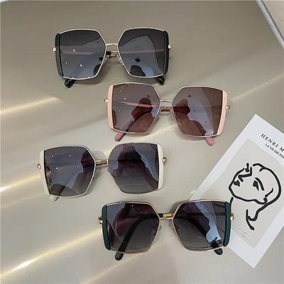 2025 New Square Metal Sunglasses Women Brand Designer Sun Glasses Outdoor Driving Fishing Eyewear Shades UV400