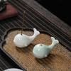 Mini Ceramic Incense Holder, Whale Shape Incense Stick Holder, Cute Incense Burner, Multi-purpose Ornament for Bedroom Yoga Room Tea