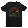 Cute Neon Ghosts Shirt Spooky Gradient Cat Bat Aesthetic Halloween T-Shirt