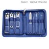 7/9/10/12/16/18/22/26pcs Nail Knife Set Stainless Steel Beauty Set Zipper Bag Manicure Knife Planer Nail Pliers Manicure Tools