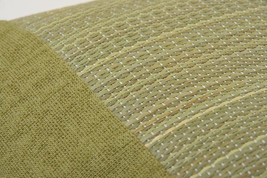 IKEHIKO Corporation Igusa Bedding Pillow, Adjustable Height, Smooth, Deodorizing, Simple, Solid Rhythm Pattern, Concave Flat Pillow, Approx. 50 X 30