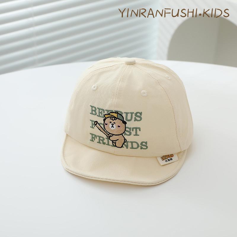 

Детская шапка Весна и Осень Солнцезащитный козырек Бейсболка для девочки Бейсболка для мальчика Маленький мальчик Мальчик Милый (47-50cm)