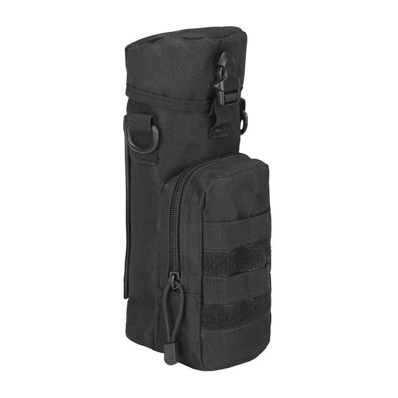 

Outdoor Cycling Sports Portable Kettle Bag Hanging Waist Water-proof Wear-resistant Military Fan Multifunctional Shoulder чёрный