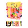 Felt Toddler Backpack with Learning Toys Educational Activity Board for Children Aged 1-3 Digital Nu