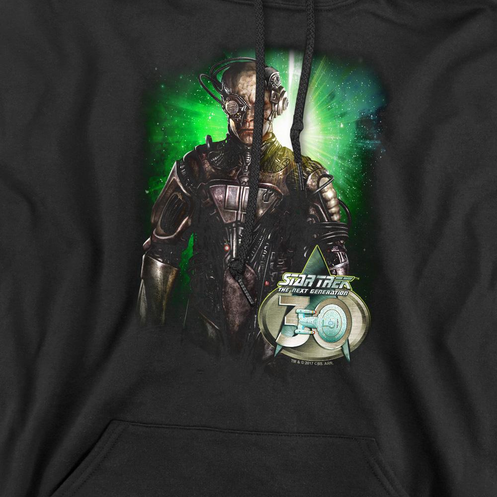 Star Trek Mens Borg 30 Hoodie