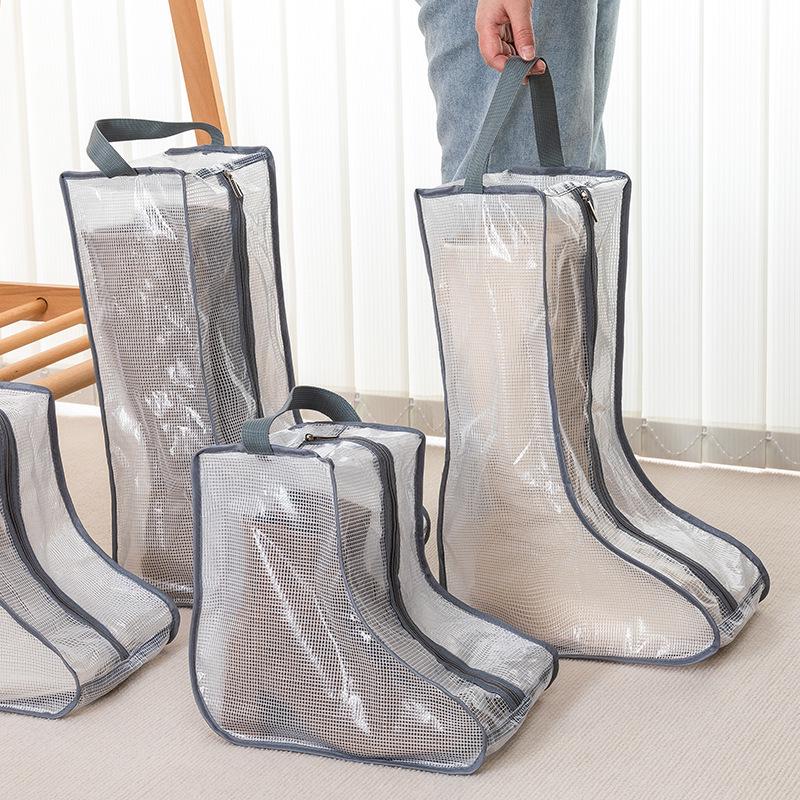 Transparent Moisture-Proof Shoe Dust Cover for Long and Short Boots