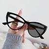 Fashion Trendy Anti-Blue Light Near Sight Eyewear Women Cat Eye Myopia Photochromic Glasses Vintage Lens Minus Eyewear 0 To -4.0