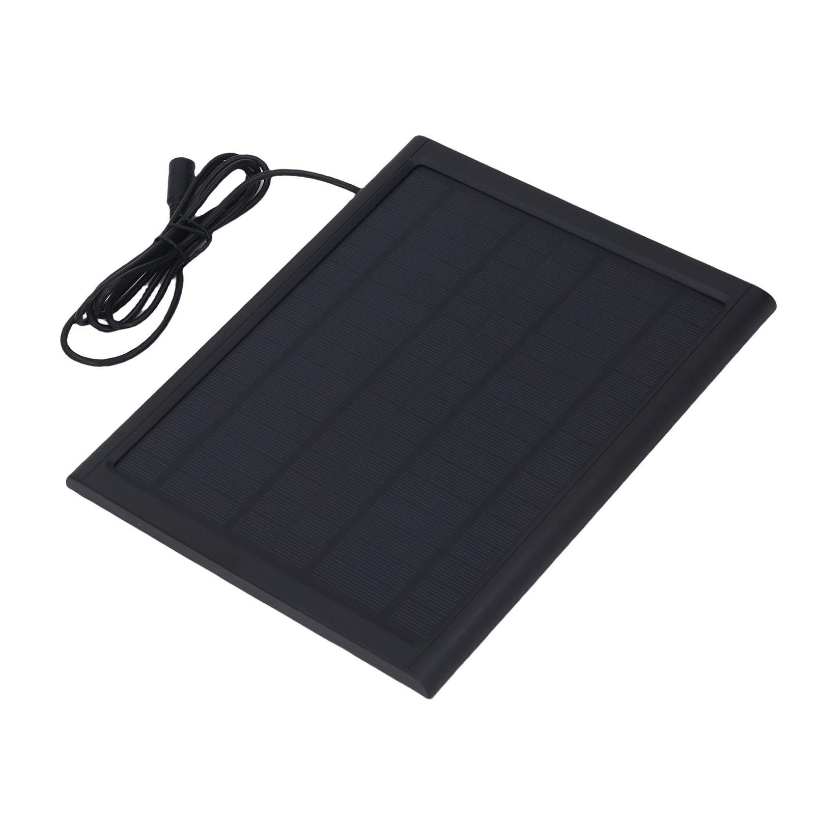 6W 16V Solar Panel , High Efficiency Portable Solar Battery Maintainer Kit with LED Indicator, Solar Panel for Motorcycle Car
