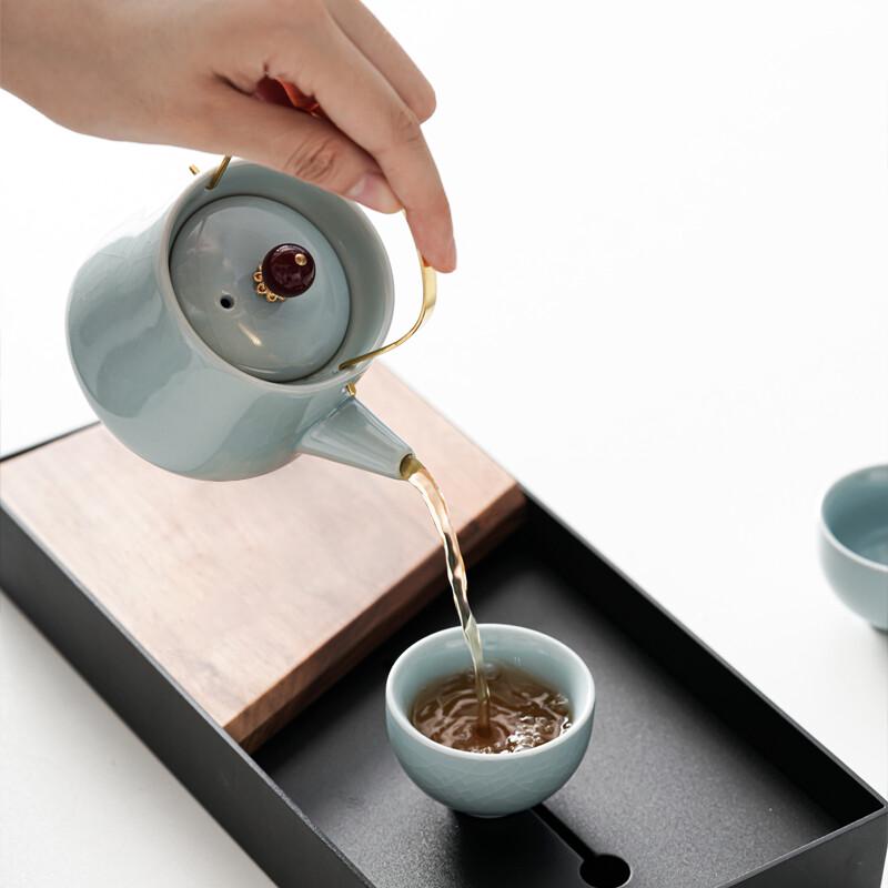 Portable Ceramic Travel Kung Fu Tea Set