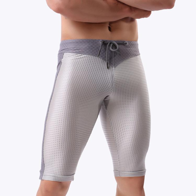 

Новые мужские облегающие велосипедные шорты из нейлоновой сетки со средней посадкой Small серый