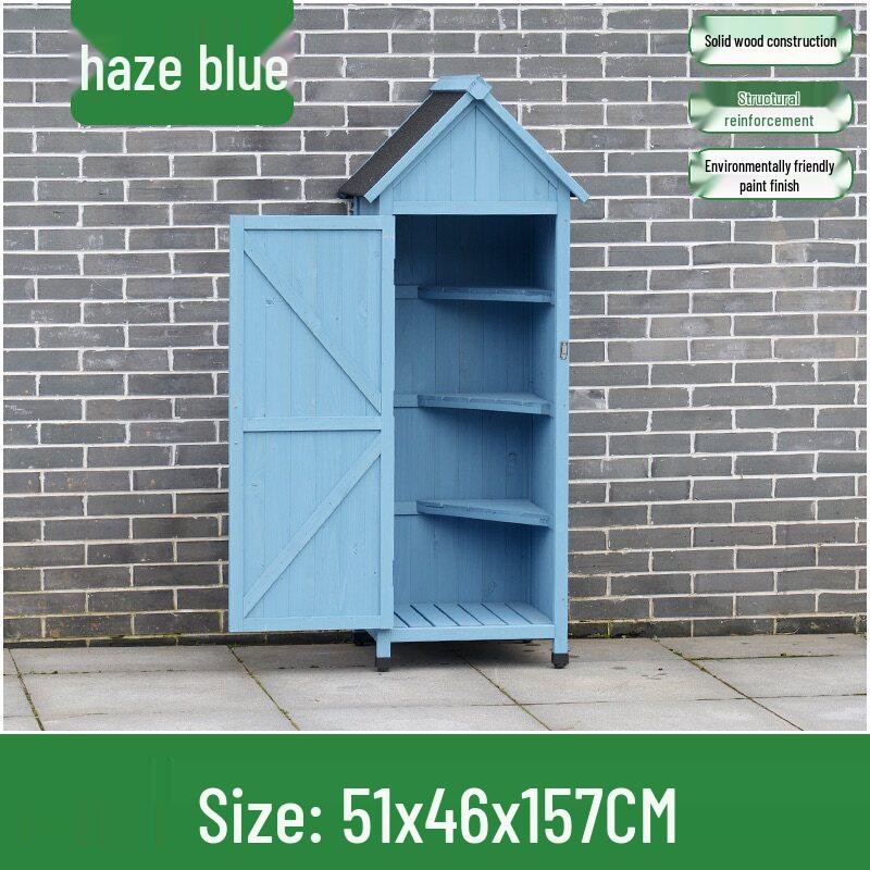 Outdoor Anti-Corrosion Sunscreen Storage Cabinet for Garden and Courtyard