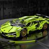 Technical Bugattied Building Blocks Lamborghinis Hypercar Racing Car Model Assemble Vehicle Bricks Toys For Boys Kids Gifts