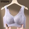 Soft Support Plus Size Thin Underwear Gathered Bra Cinched Accessory Bra