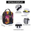 Egyptian Cat Pattern Insulated Lunch Bag for Women Office Cooler Thermal Food Box Tote Portable Lunch Boxes Container