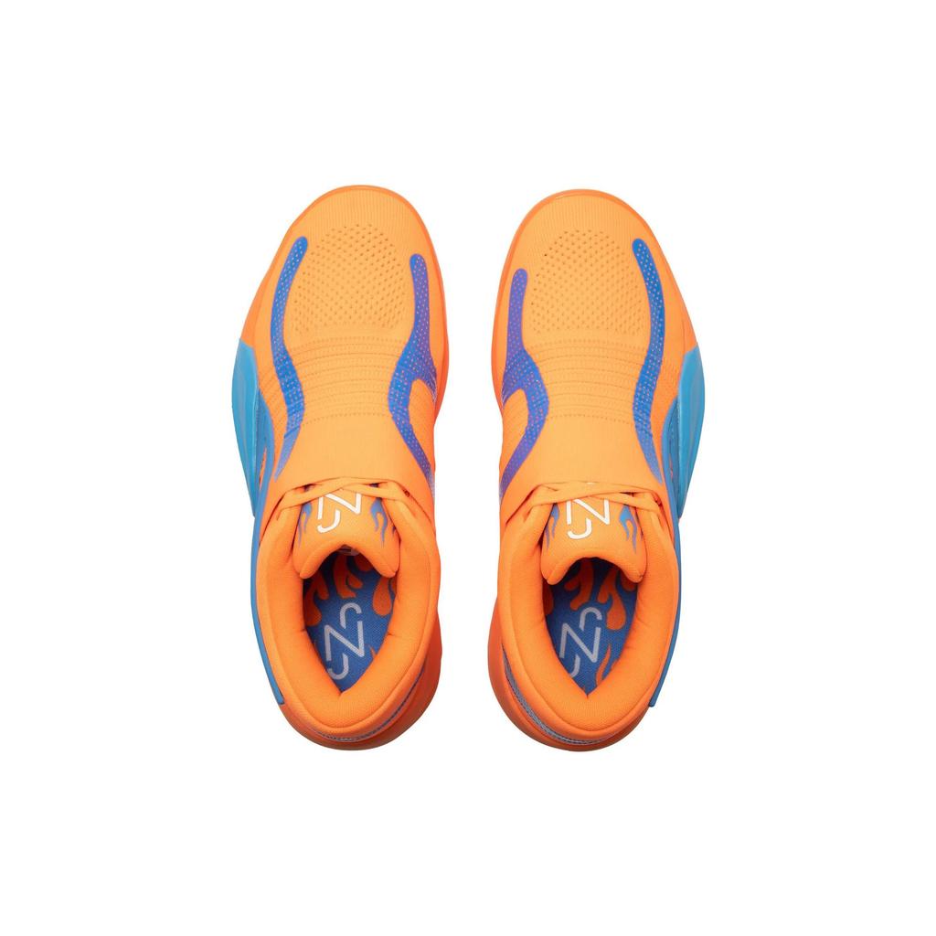 Puma Rise Nitro 'Ultra Orange' (Unisex) Ultra Orange / Blue Glimmer / White Basketball Shoes 378947 01