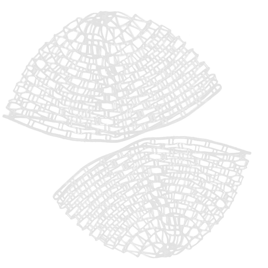 Fly Fishing Landing Net Soft Rubber Mesh Trout Bass Fishing Catch and Release Net