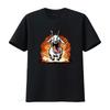 Crazy Goat Simulator Lustiges Tierhumor Unisex T-Shirt Vintage Gewaschen Stilvoll Dehnbar Atmungsaktiv Oberteil Für Den Alltag Lässig