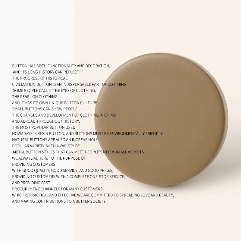 10Pcs Thickened High-Footed Flat Resin Paint Button Coat Trench Coat Blazer Round Versatile Buttons