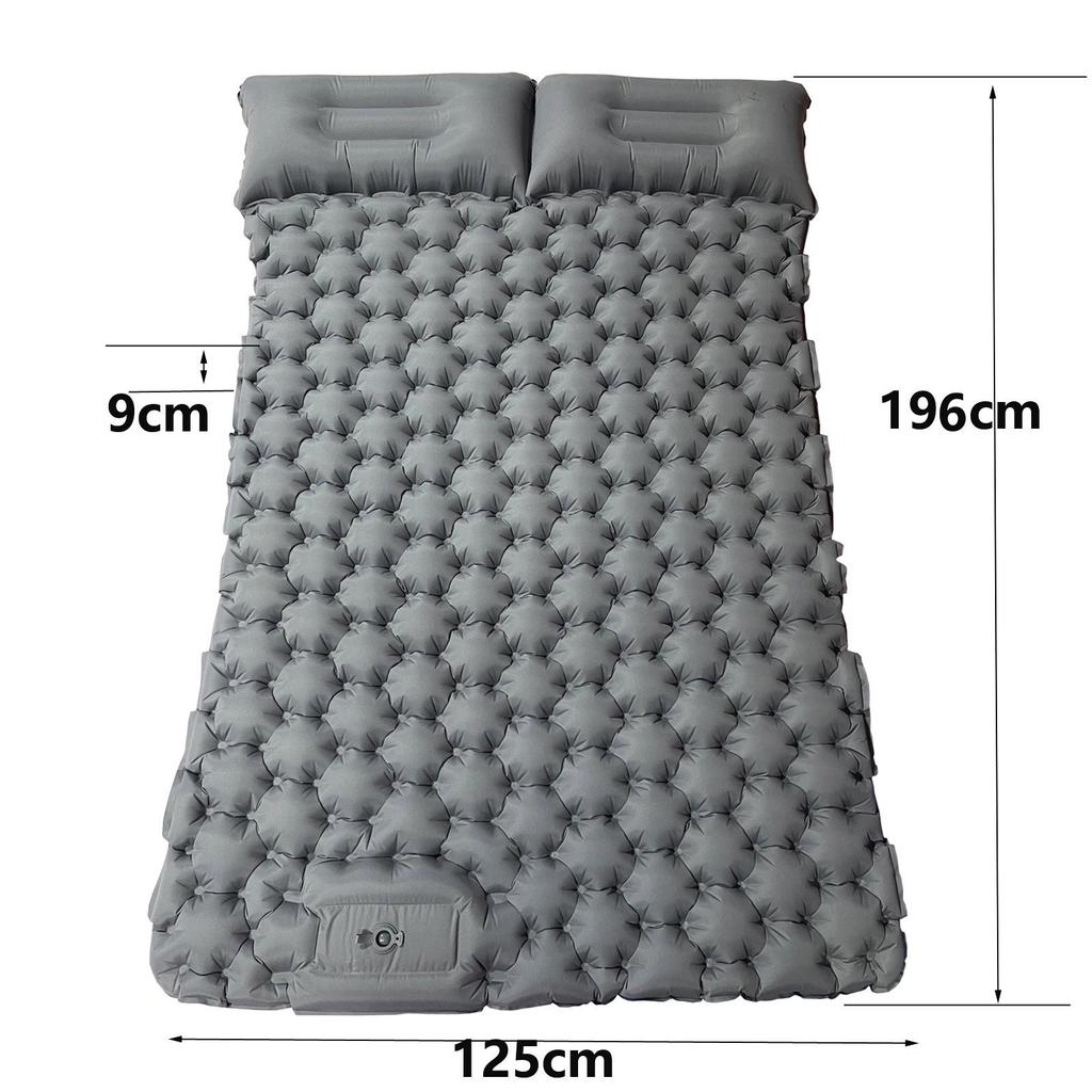 Portable Lightweight Outdoor Inflatable Camping Mattress: Moisture-Proof Air Pad for Car and Camp Use