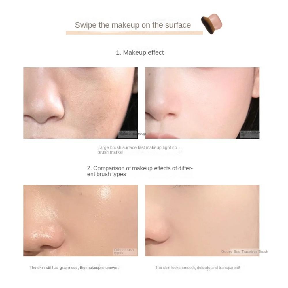 Soft Body Makeup Brush Extra Large 65mm Wide-headed Self Tan Back Applicator Multifunctional Professional Foundation Brush