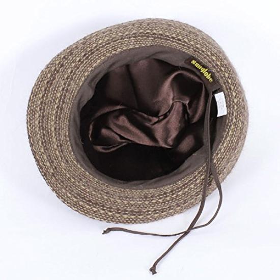 Sunglobe Fedora Felt Angora Knit Western Hat Women's Hat, Hat, Hat, Hat, Cowboy/Cowgirl Hat, 10-Gallon