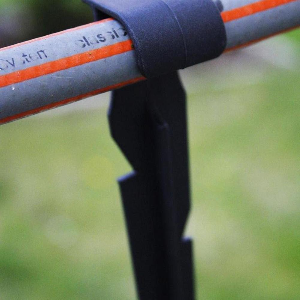 50/100PCS Garden Irrigation Hose Anchors 16mm Fixed Stakes for Hose Drip Irrigation Garden Watering Dripper Sprinkler Bracket