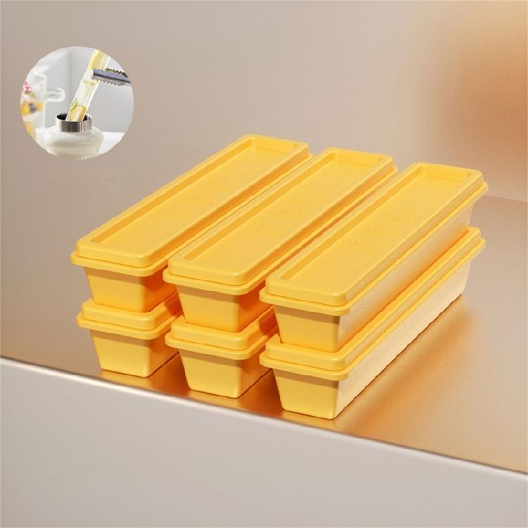 Household French Fry Shape Ice Making Molds Rectangular Portable Ice Maker Tool Cold Drink Accessories for Household