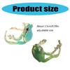 2Pcs Eye Catching Tree Frogs Ring Allergy Free Finger Ring Adjustable Size Ring Stylish Accessory for Men and Women