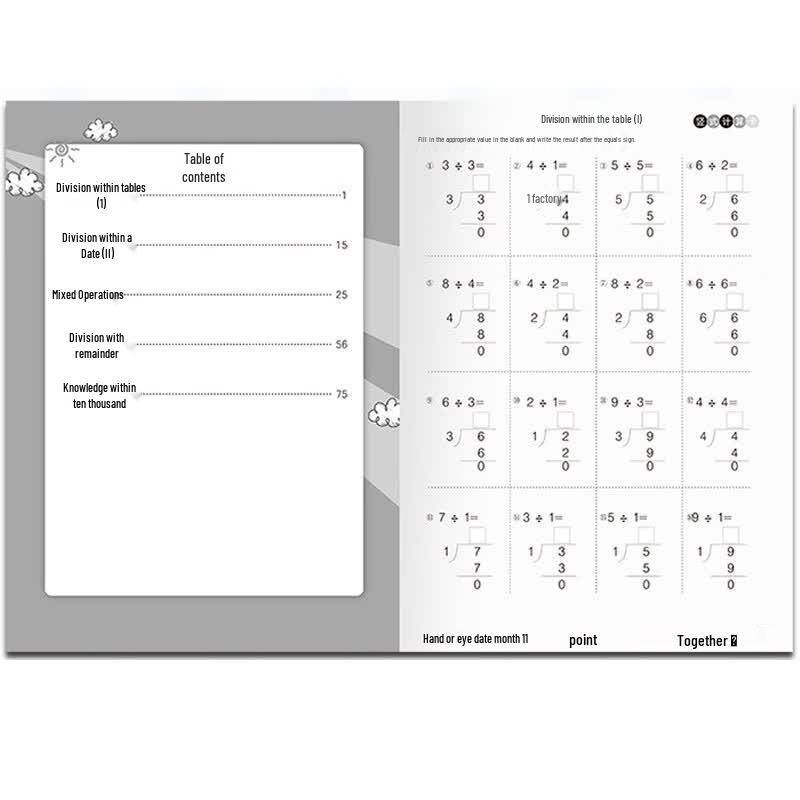 Grade 2 Math Daily Practice & Thinking Training Workbook