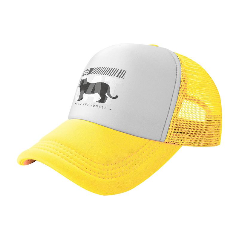 Chapeau de camionneur en maille LION IN THE JUNGLE avec Graphique Animal Audacieux et Design Respirant pour les Aventures en Plein Air