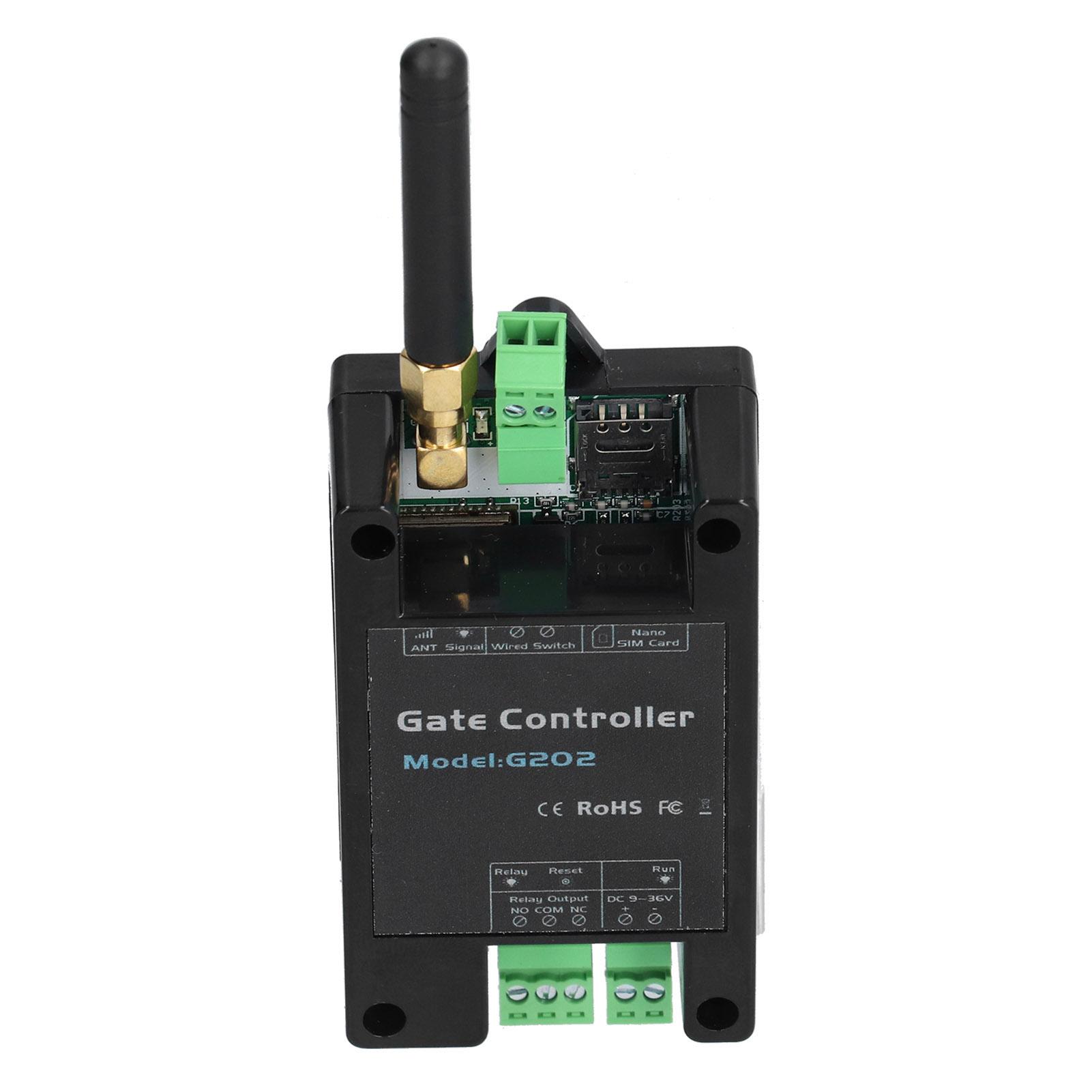 

GSM 2G Gate Controller Door Opener Relay Switch Phone Remote Control for Access Garage AutoDoor