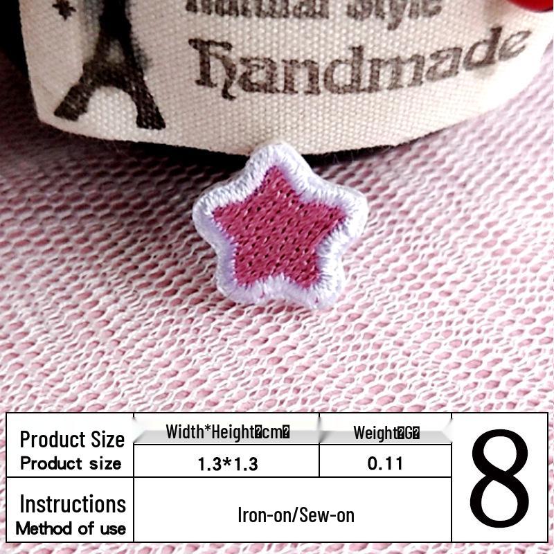 

В наличии: Милая мини-нашивка с вышивкой звезды для украшения одежды