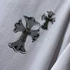 8937 CHROME HEARTS 2026 Summer New High Quality Cotton Round Neck Loose Large Size Men's and Women's T-shirt Couple T-shirt