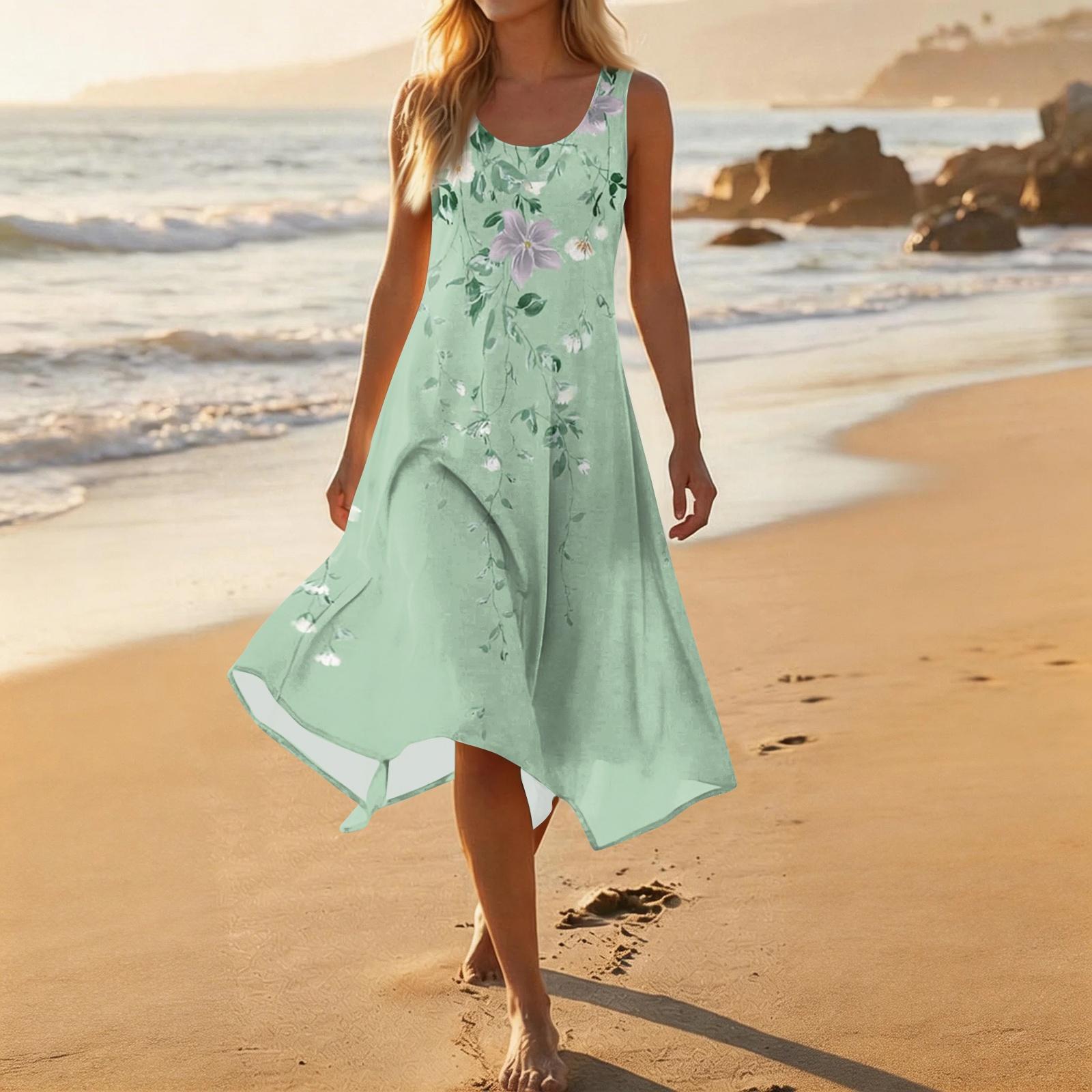 

Summer Dresses for Women 2026 Casual Dresses for Women Midi Dresses for Women Graduation Dress Floral Dress L циан
