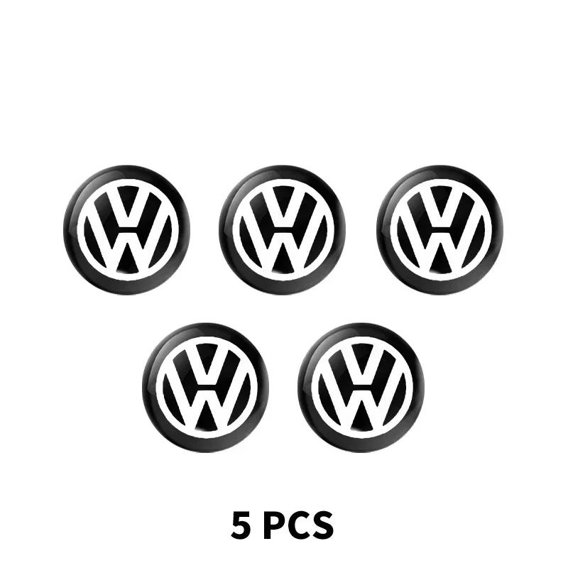 2026 Hot For Volkswagen VW 2/5/10 PCS Car styling Lock Keyhole Stickers Decoration Protection For Volkswagen Golf Jetta Tiguan T