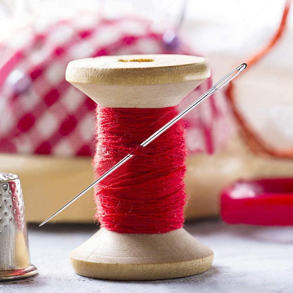 Needle Handmade Cross Stitch Large Eye Stitching Needles Hand Sewing Needles Blunt Sewing Needles