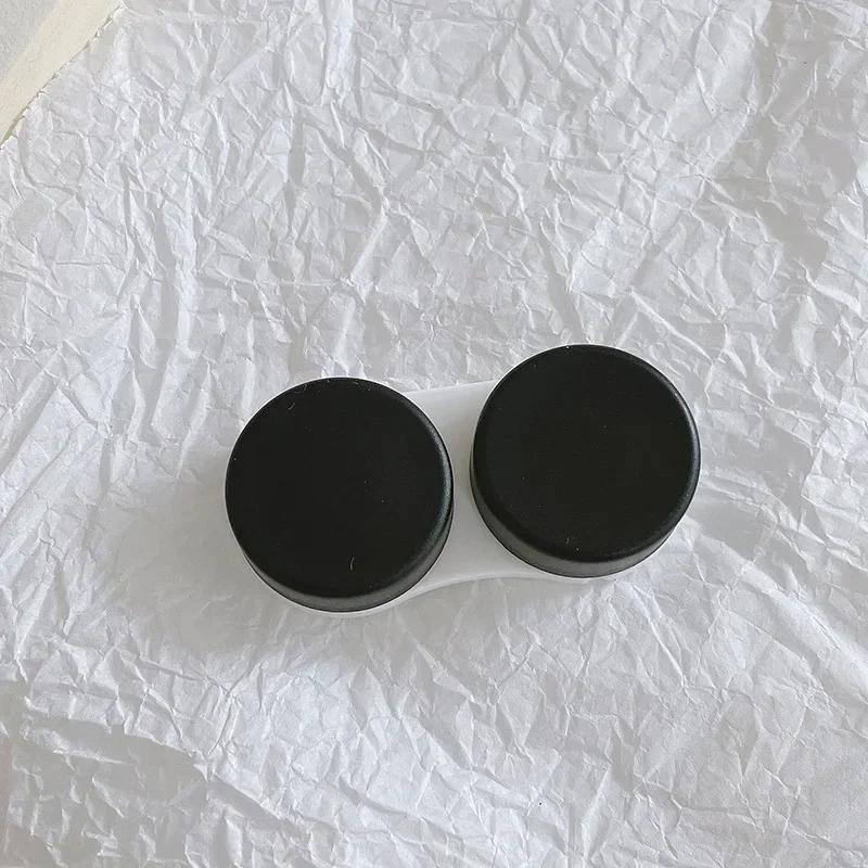 Mini Portable Contact Lens Case Eyes Contacts Care Container Box Contact Lenses Storage Box Color Contact Lens Box 1pcs