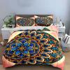 Mandala Pattern Wall Art Set Multiple Sizes Kid'S And Adults' Bedroom Exquisite 3Pc Bedding Set, Gift